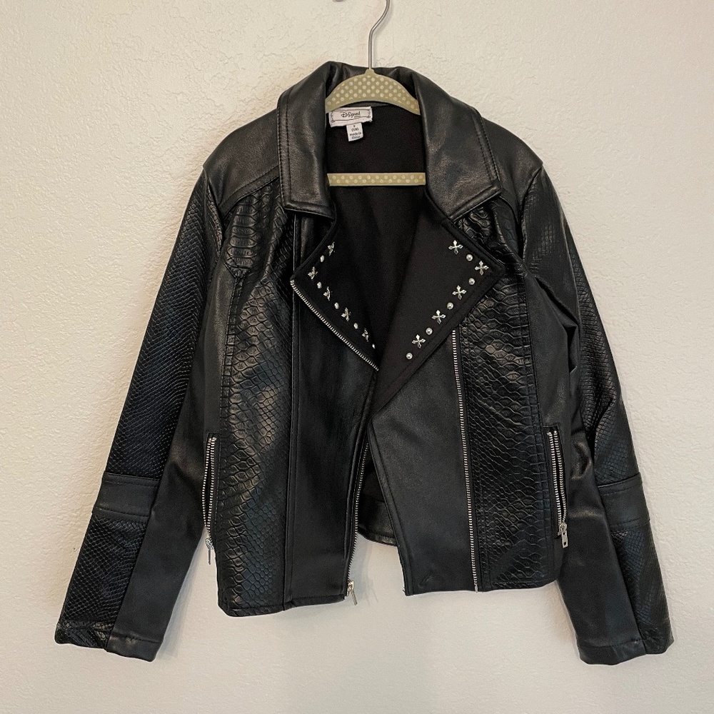 Disney Girl's Faux Leather Jacket